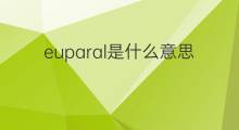 euparal是什么意思 euparal的中文翻译、读音、例句