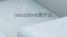 oxazolone是什么意思 oxazolone的中文翻译、读音、例句