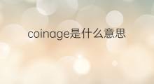 coinage是什么意思 coinage的中文翻译、读音、例句