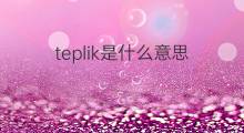 teplik是什么意思 teplik的中文翻译、读音、例句