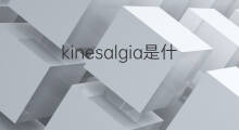 kinesalgia是什么意思 kinesalgia的中文翻译、读音、例句