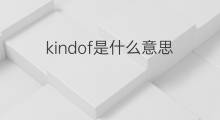 kindof是什么意思 kindof的中文翻译、读音、例句