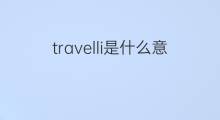 travelli是什么意思 travelli的中文翻译、读音、例句