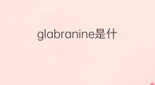 glabranine是什么意思 glabranine的中文翻译、读音、例句