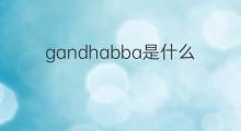 gandhabba是什么意思 gandhabba的中文翻译、读音、例句