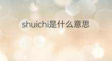 shuichi是什么意思 shuichi的中文翻译、读音、例句
