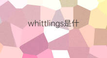 whittlings是什么意思 whittlings的中文翻译、读音、例句